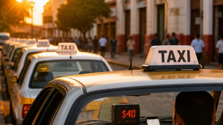 Proponen tarifa de 40 pesos para viajes en taxi dentro del primer cuadro de Colima