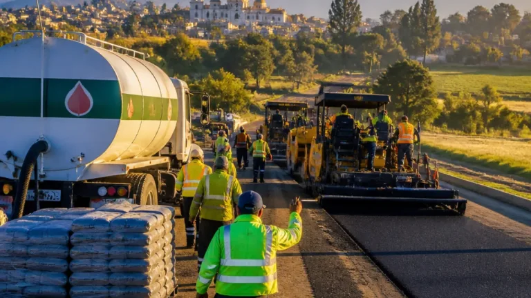 Puebla impulsa reconstrucción vial con maquinaria estatal y donativos de Pemex