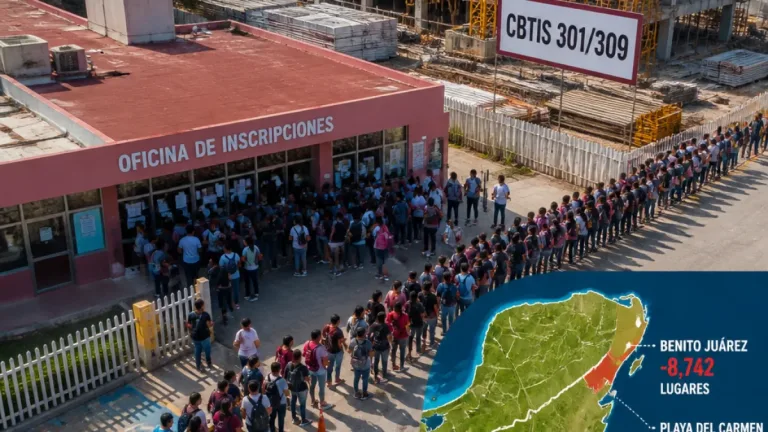 Quintana Roo necesita más de 3,500 espacios en bachillerato; Cancún y Playa del Carmen concentran el déficit