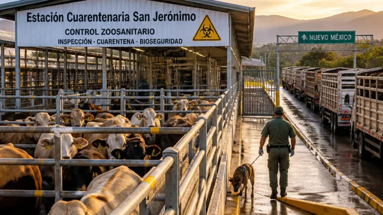Reanudarán exportaciones de ganado desde San Jerónimo a EU el 24 de septiembre; tensión sanitaria y comercio al centro