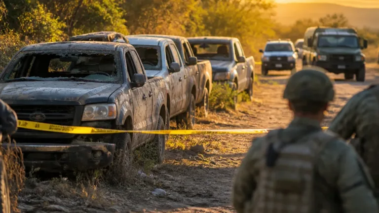 Recuperan cuatro camionetas con reporte de robo en El Durazno, Tamazula