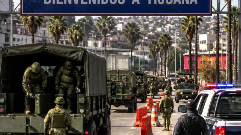 Refuerzan seguridad en Tijuana con arribo de 300 militares para patrullajes y puestos
