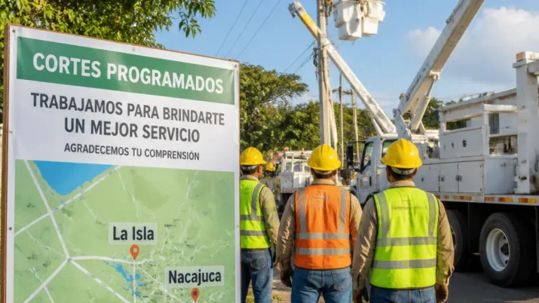 Reporte: 60% de avance en segunda etapa de mantenimiento eléctrico en Tabasco