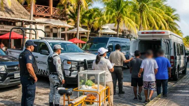 Rescatan en Playa del Carmen a tres adolescentes presuntamente víctimas de explotación laboral