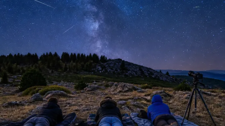 Salamanca y la noche de las Perseidas: cómo se vivió la lluvia de estrellas tras el eclipse