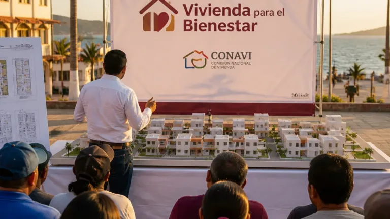 Salina Cruz: CONAVI anuncia 1,240 viviendas para atender rezago habitacional