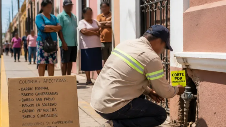 Salina Cruz inicia cortes de agua por adeudos; anuncian hasta 200 suspensiones en el centro