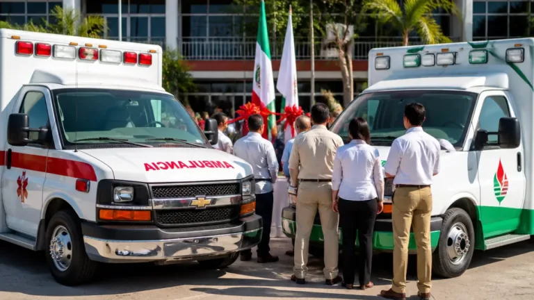 Salina Cruz refuerza atención de emergencias con dos nuevas ambulancias