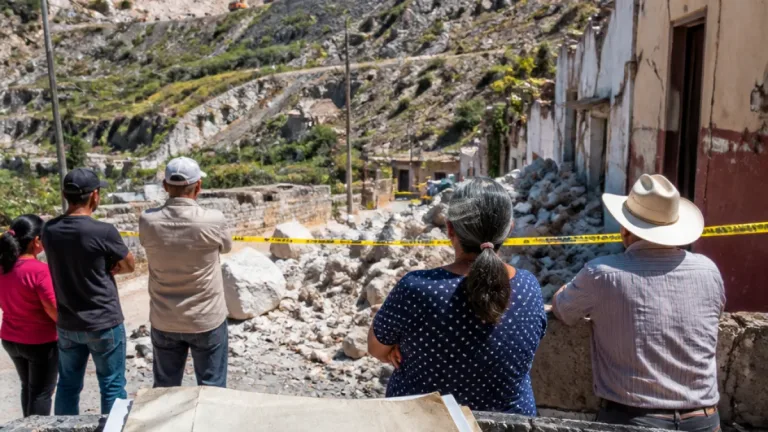 San Luis Potosí: extracción de piedra en Cerro Gordo reaviva conflicto agrario y riesgos para la comunidad