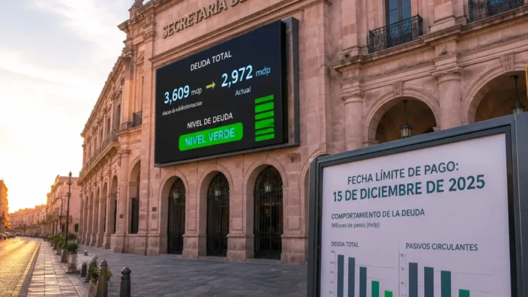 San Luis Potosi reduce 636 mdp en deuda de largo plazo y mantiene finanzas en verde