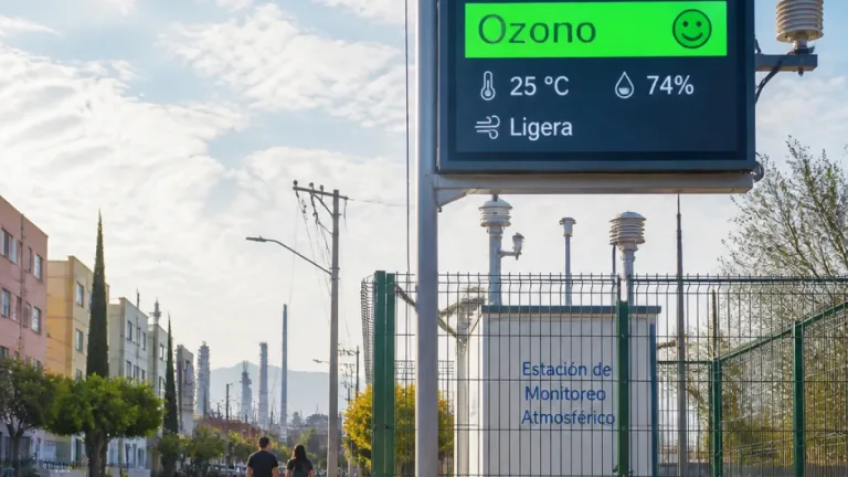 San Nicolas de los Garza: calidad del aire hoy es buena; ozono, el contaminante dominante