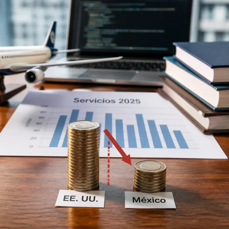 Déficit de servicios con EU alcanza récord de 13,095 mdd en 2025, según Comercio de EE. UU.
