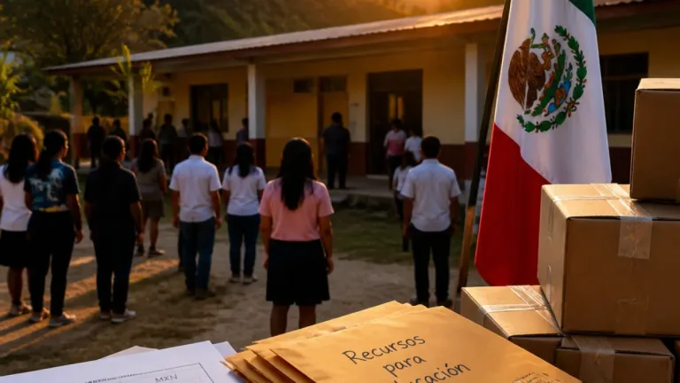 Sheinbaum destina recursos recuperados del caso García Luna a escuelas de La Montaña de Guerrero