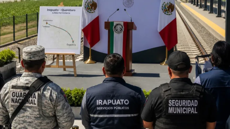 Sheinbaum llegará a Guanajuato el 18 de septiembre para revisar el tren Irapuato–Querétaro y otros proyectos