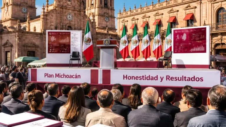 Sheinbaum presenta en Morelia avances del Plan Michoacán y recursos federales por más de 50 mil mdp