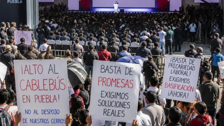 Sheinbaum reafirma en Puebla que sólo los mexicanos definirán el rumbo del país