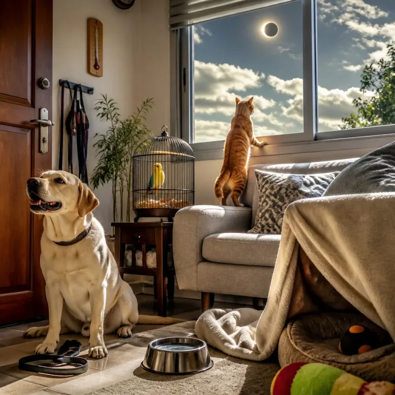 Cómo prepararse para el eclipse: qué esperar del comportamiento de perros, gatos y aves