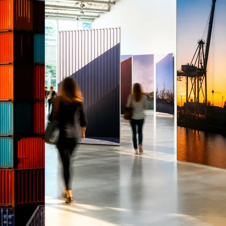En Oporto, la exposición 'Cargo' convierte contenedores en espejo de la sociedad de consumo