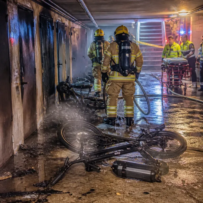 Muere un joven en un incendio de trasteros con bicicletas eléctricas en Arganzuela, Madrid