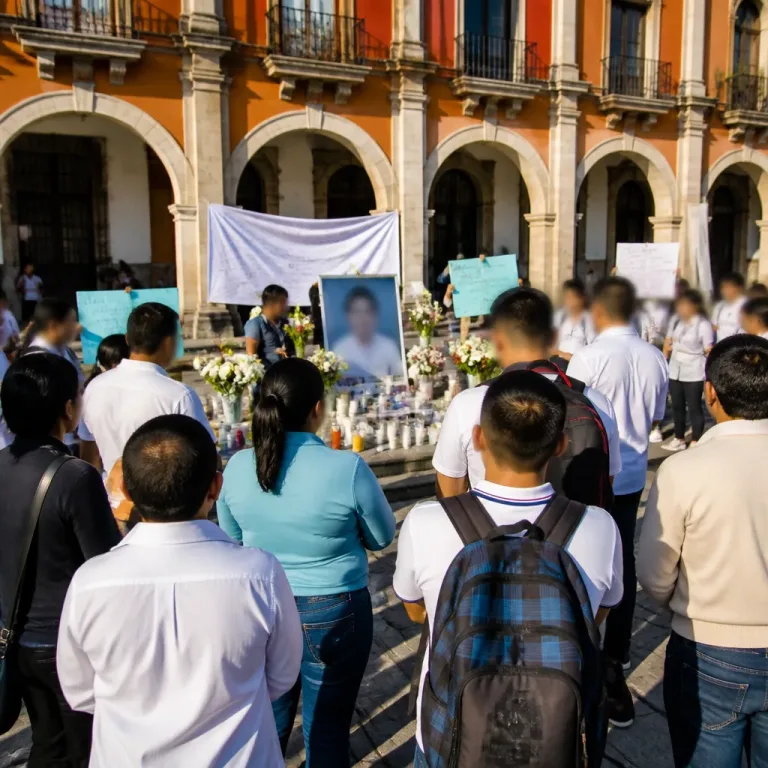 Estudiantes exigen justicia y protocolos tras el feminicidio de Claudia Tacoronte en Morelos