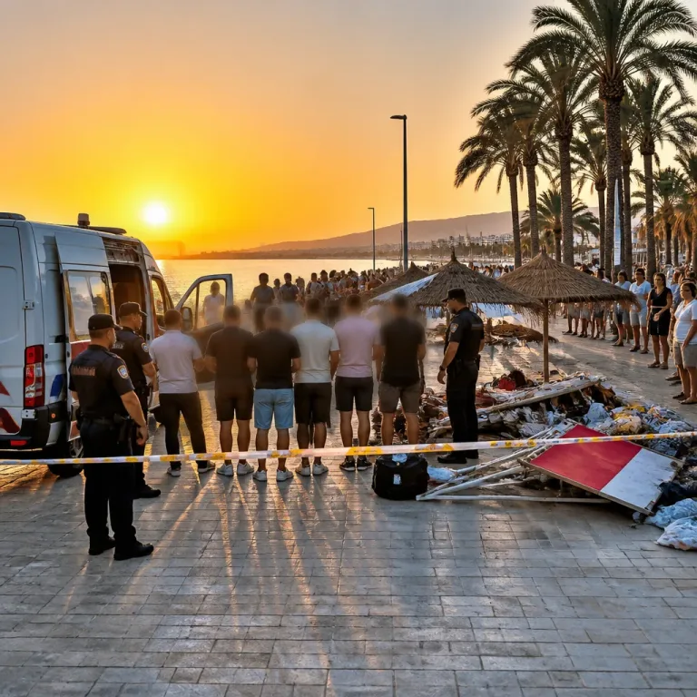 Detenidos siete por atacar a vendedores que intentaban impedir robos a turistas en Playa de Palma