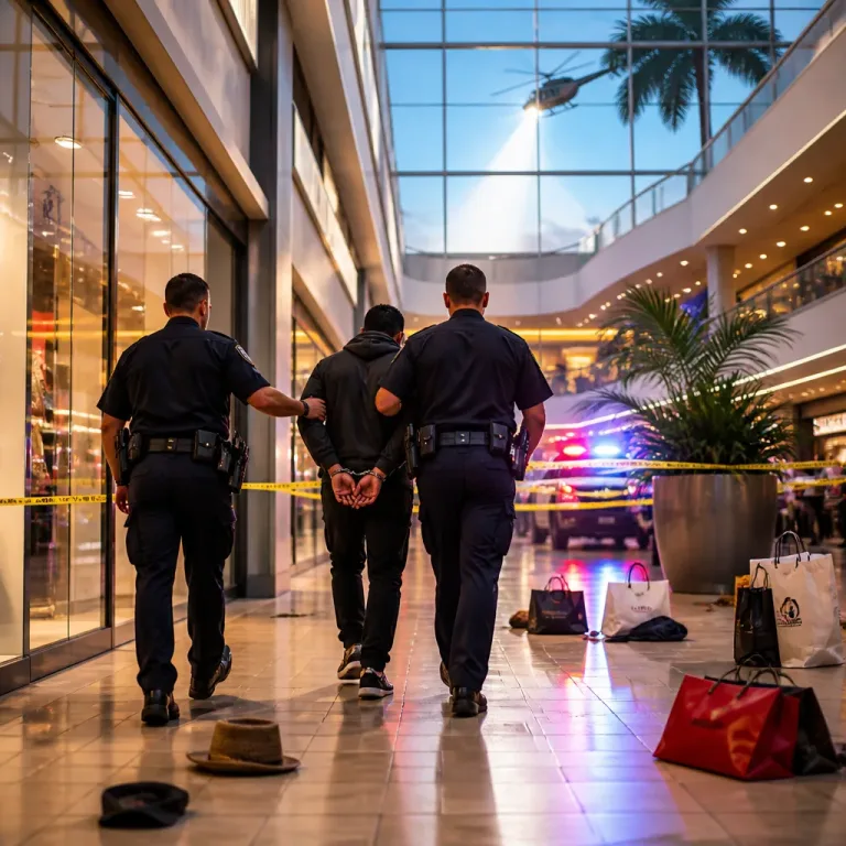 Detenido en Mieres tras intentar apuñalar a su expareja en un centro comercial