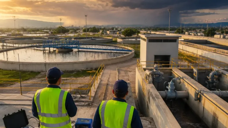 Supervisión en planta y cárcamos de Torreón para mejorar drenaje y prevenir inundaciones