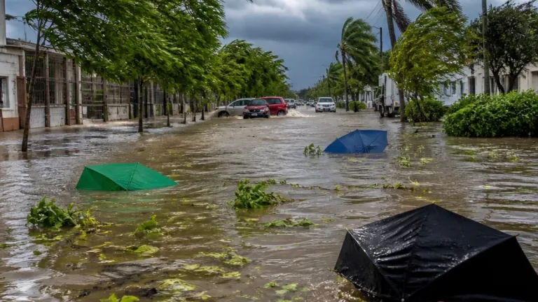 Tabasco inicia semana con lluvias fuertes a muy fuertes y rachas de viento: SMN