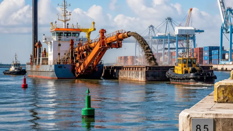 Tamaulipas intensifica dragado en Puerto del Norte para asegurar exportación a Brasil