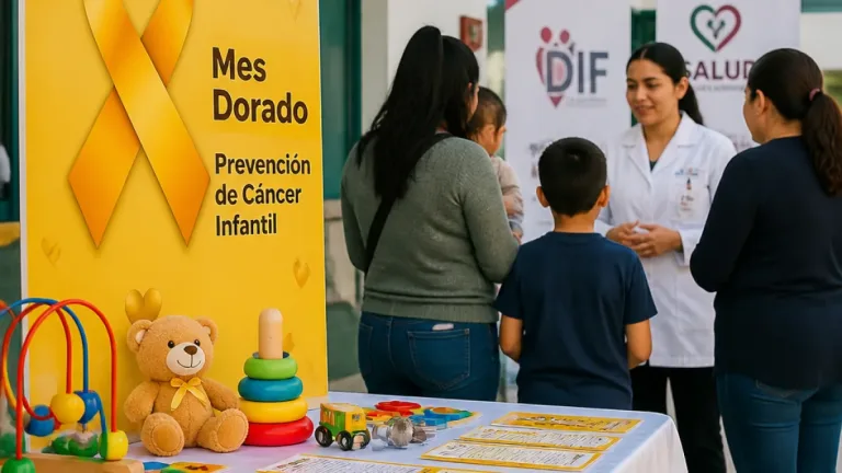 Tampico refuerza la detección temprana del cáncer infantil con campaña del DIF y salud local