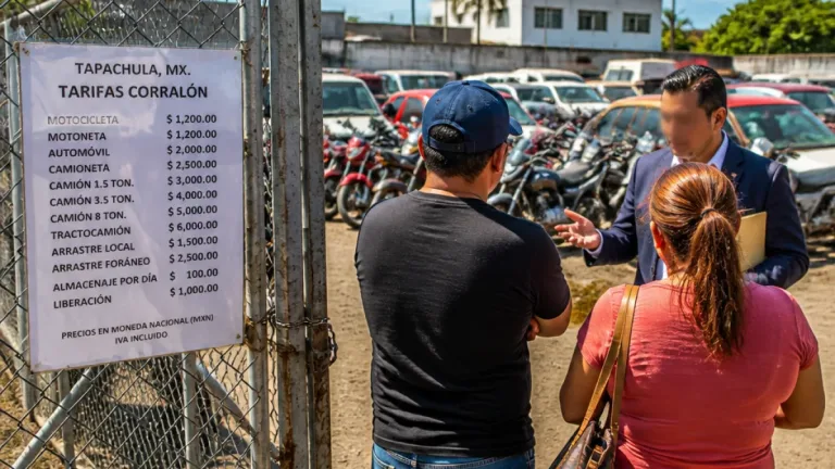 Tapachula: denuncian cobros excesivos y presuntas irregularidades en servicios de grúas y corralones