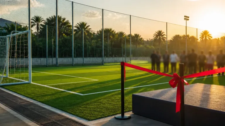 Tecomán estrena dos canchas de fútbol entregadas por la gobernadora