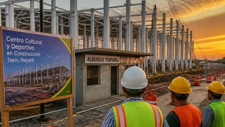 Tepic avanza con cuatro obras clave: centro deportivo, casa de resguardo y mejoras de servicios
