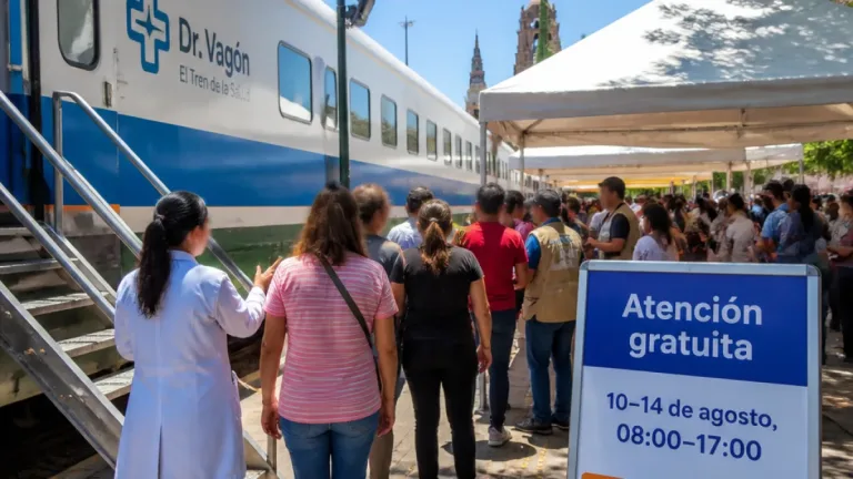 Tepic recibe a 'Doctor Vagón': atención gratuita y 500 fichas diarias del 10 al 14 de agosto