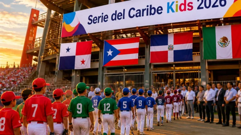 Tepic recibe la Serie del Caribe Kids 2026 con selección local entre ocho equipos