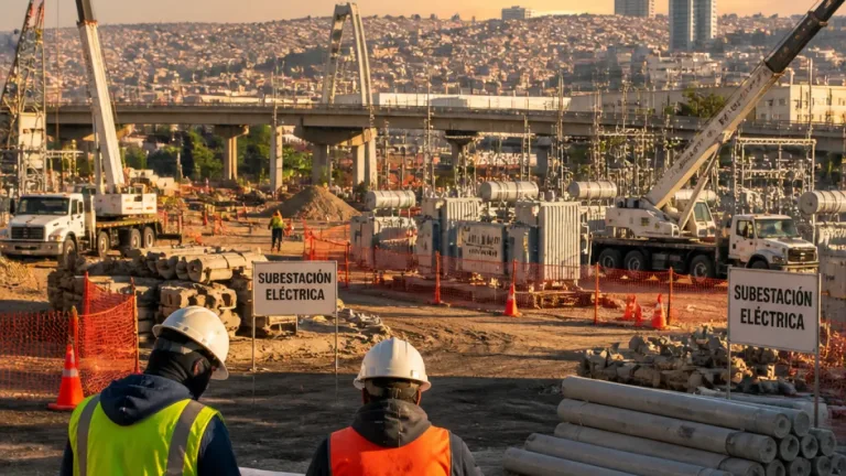 Tijuana acelera obras para dos subestaciones eléctricas en Zona Río y Alamar