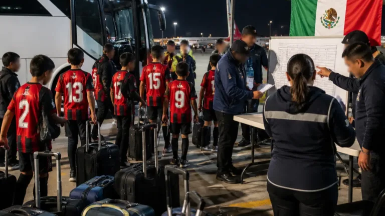 Tijuana: equipo infantil varado en Colombia regresa tras apoyo de la Embajada y gobierno estatal