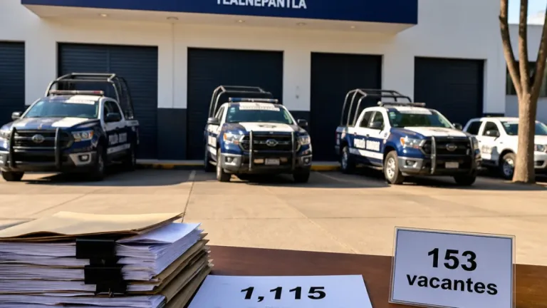 Tlalnepantla intensifica depuración policial; investiga 1,115 expedientes y deja 153 vacantes