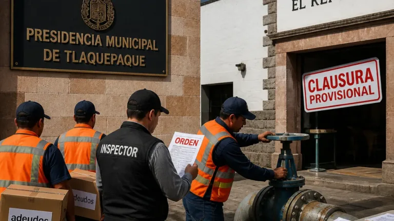Tlaquepaque confronta a SIAPA tras intentos de corte y disputa por adeudos millonarios