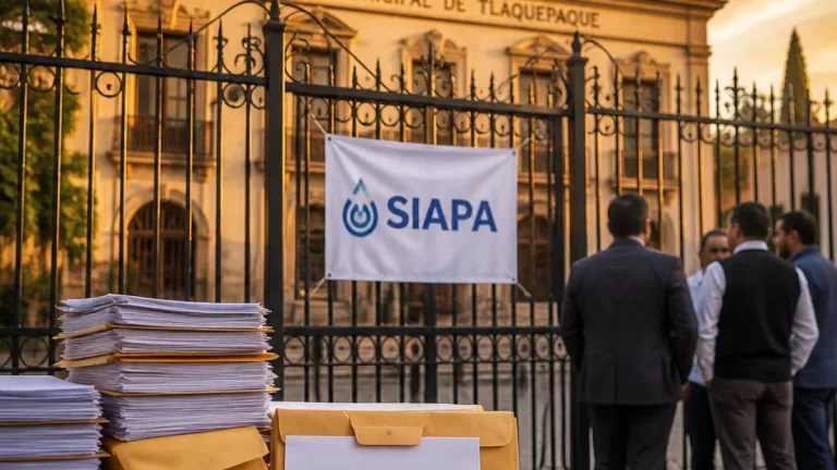 Tlaquepaque debe 260 mdp al SIAPA; gobernador exige acuerdo para saldar adeudos