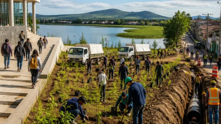 Tlaxcala: ampliación educativa, reforestación y obras sanitarias marcan la agenda local