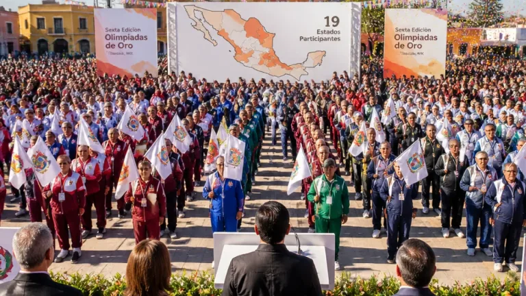 Tlaxcala recibe a 1,842 personas mayores en la Sexta Edición de las Olimpiadas de Oro