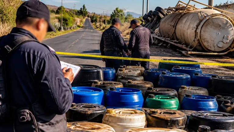 Tlaxcala reporta 683,284 litros de hidrocarburos asegurados en 2025, según INEGI