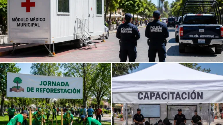 Torreon: municipio refuerza capacitación y servicios en espacios públicos y operativos vecinales