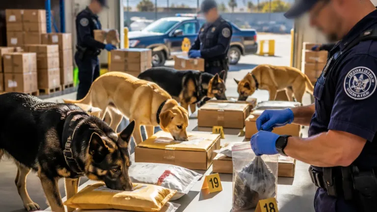 Torreón: Unidad K9 asegura cerca de 10 kg de droga en paqueterías durante julio
