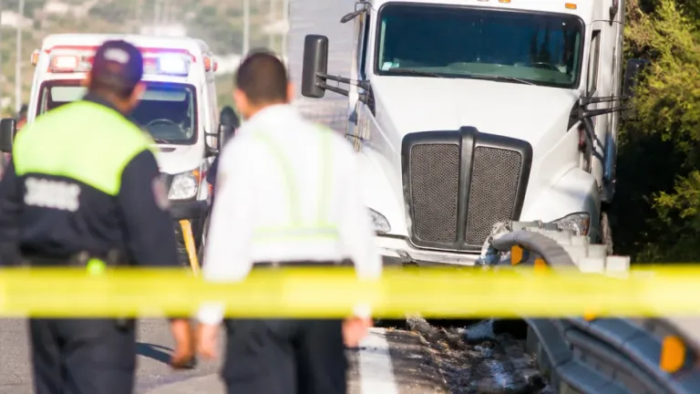 Tráiler sin permiso que quedó sin frenos causó accidente en la salida a San Luis