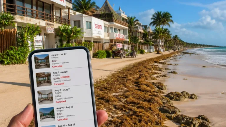 Tulum enfrenta revisión del modelo de rentas vacacionales ante desplome de ocupación y precios