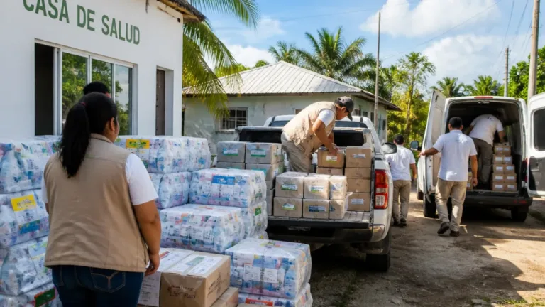 Tulum refuerza Casas de Salud con primera entrega masiva de medicamentos gratuitos
