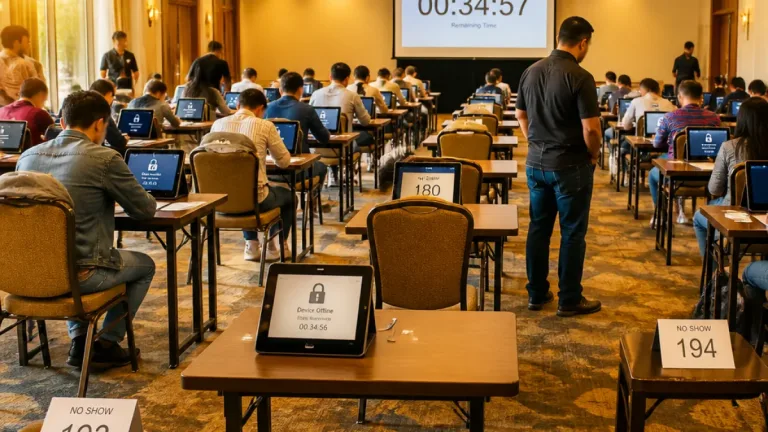 UNAM aplica examen de control presencial en León; faltan 235 aspirantes y usan tabletas sin internet