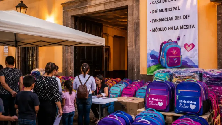 Uruapan: inicia registro para mochilas gratuitas 'El Mochilón de Corazón' del Ayuntamiento